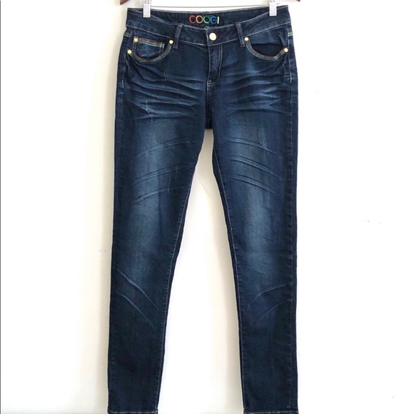 EUC Coogi dark blue jeans size 9-10 - Picture 4 of 5